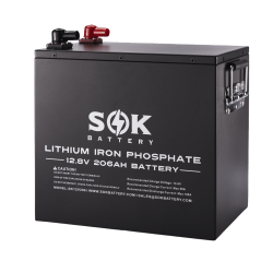 SOK 12v 206Ah Lithium Battery